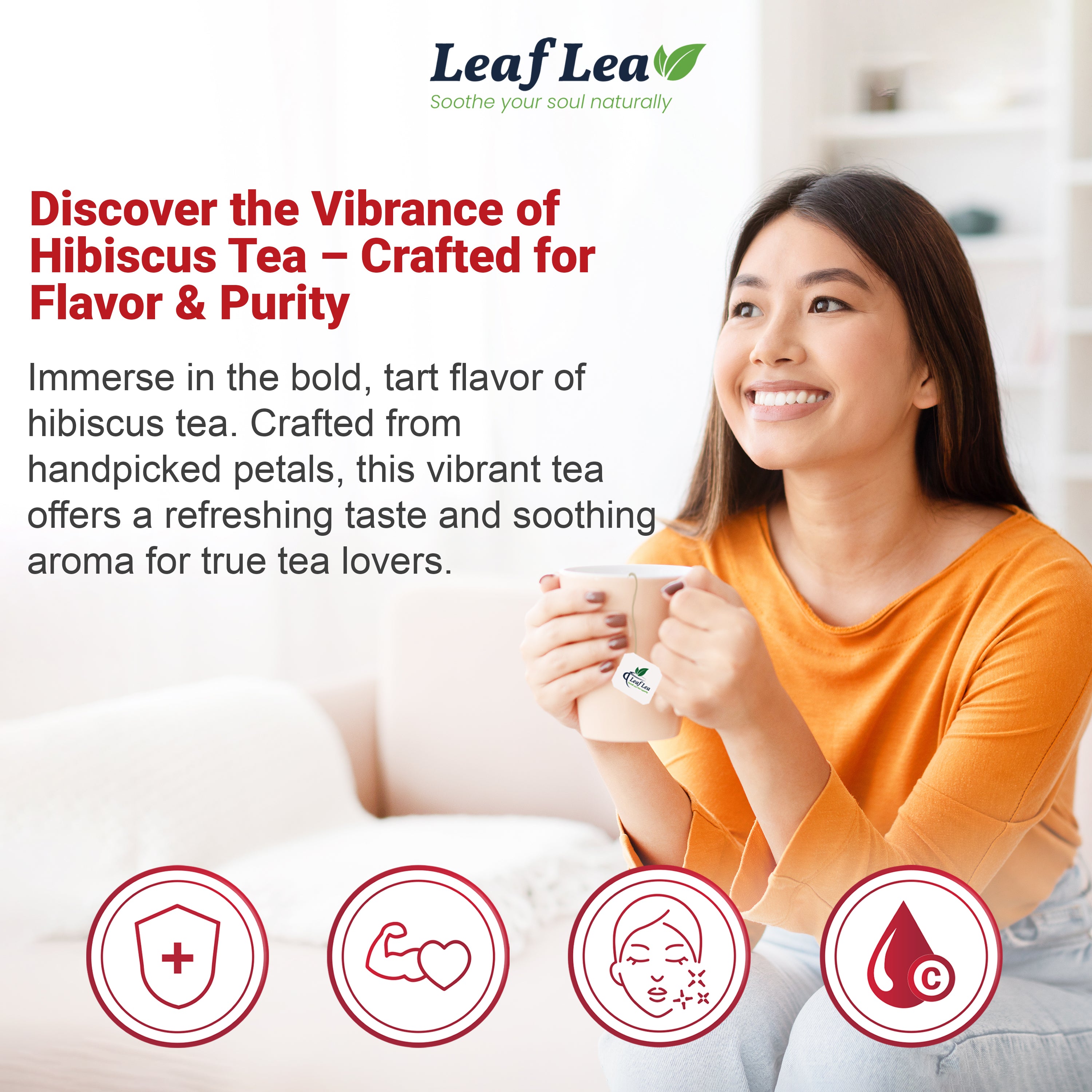 Hibiscus Tea Bags – Naturally Refreshing & Flavorful