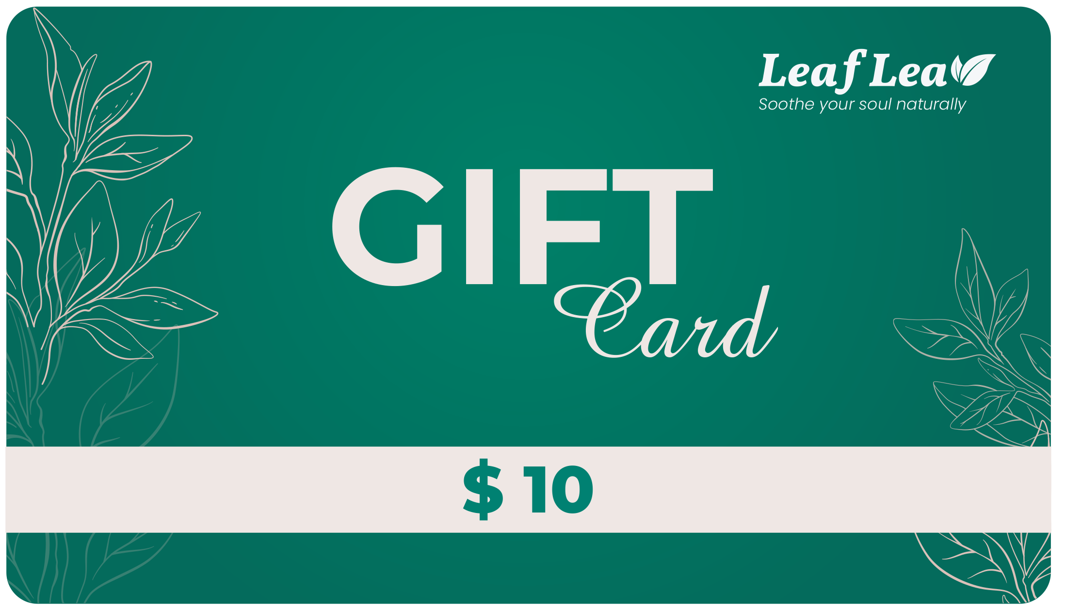 LeafLea Gift Card – Share the Joy of Tea