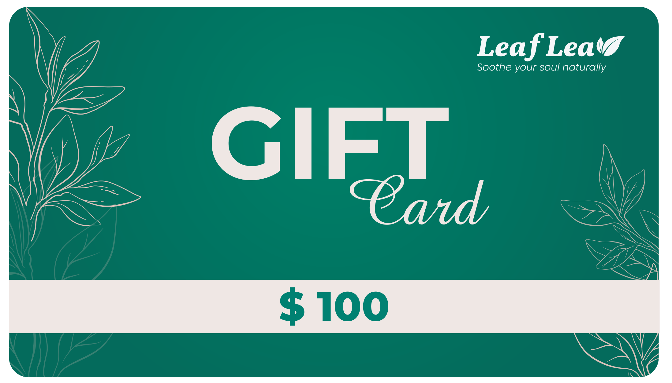 LeafLea Gift Card – Share the Joy of Tea