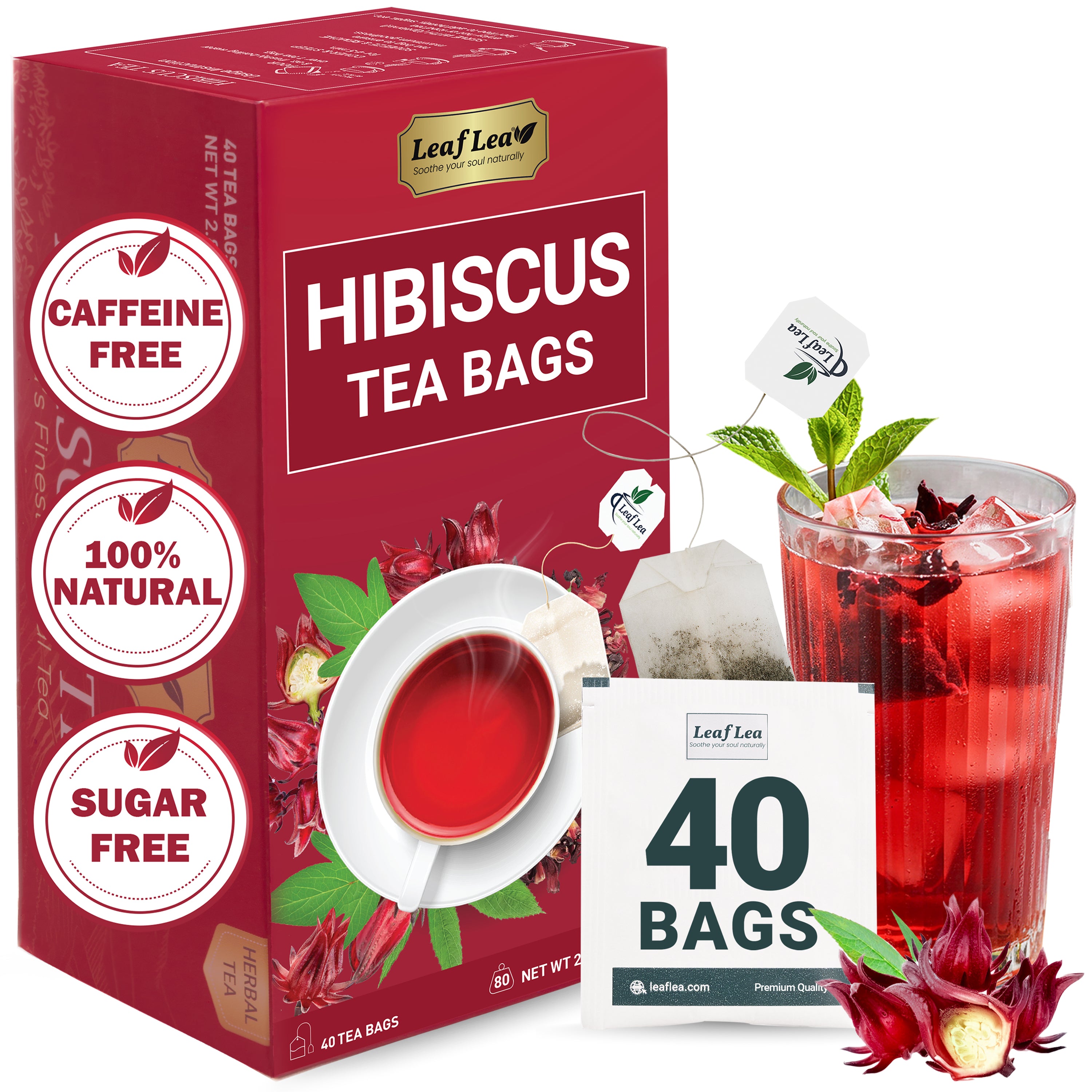 Hibiscus Tea Bags – Naturally Refreshing & Flavorful