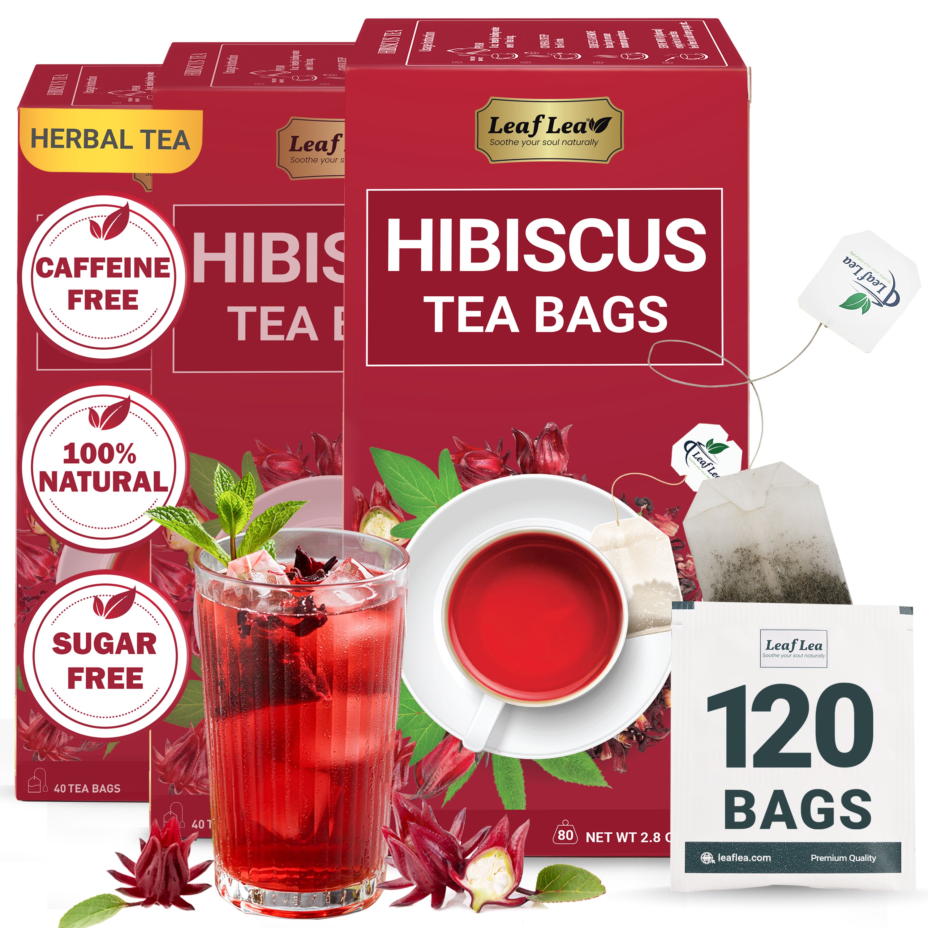 Hibiscus Tea Bags – Naturally Refreshing & Flavorful