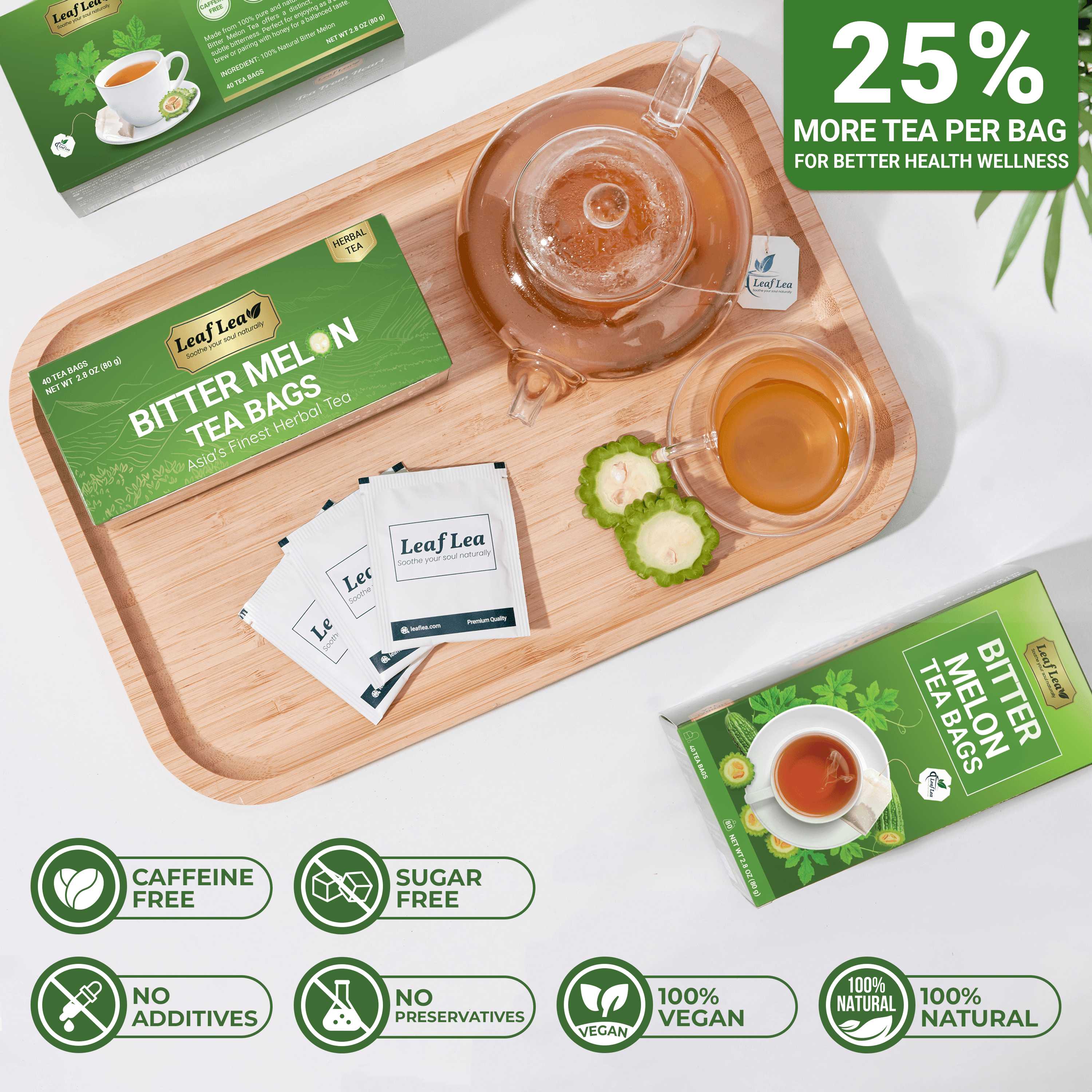 Natural Bitter Melon Tea for Wellness & Digestion Support