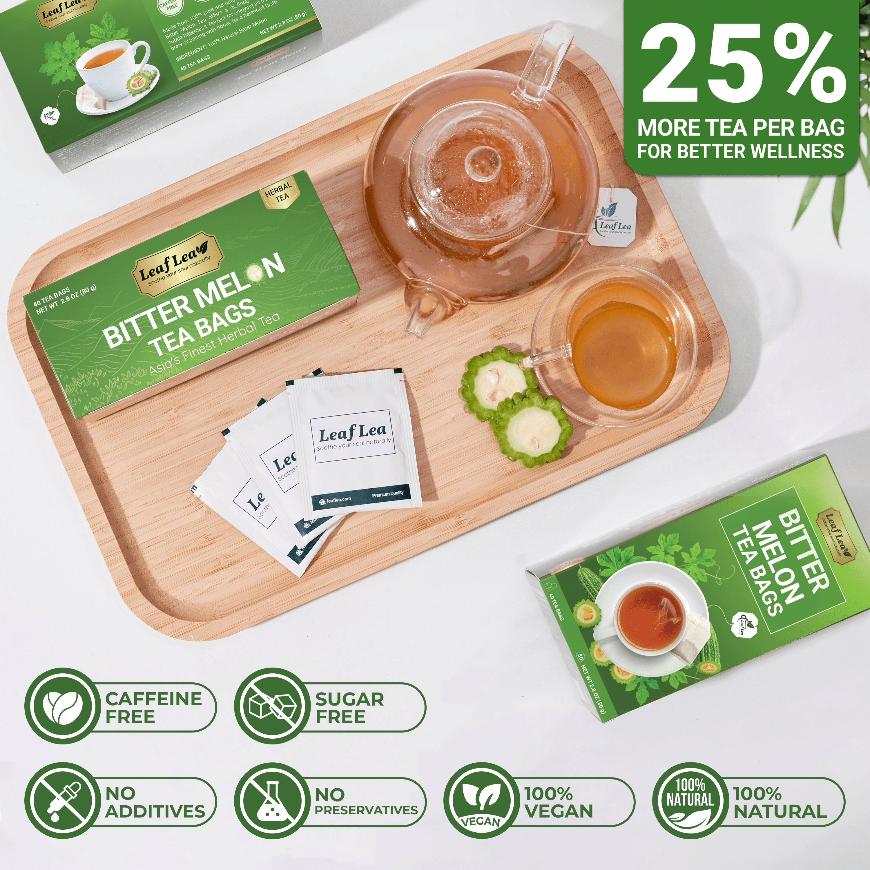 Natural Bitter Melon Tea for Wellness & Digestion Support