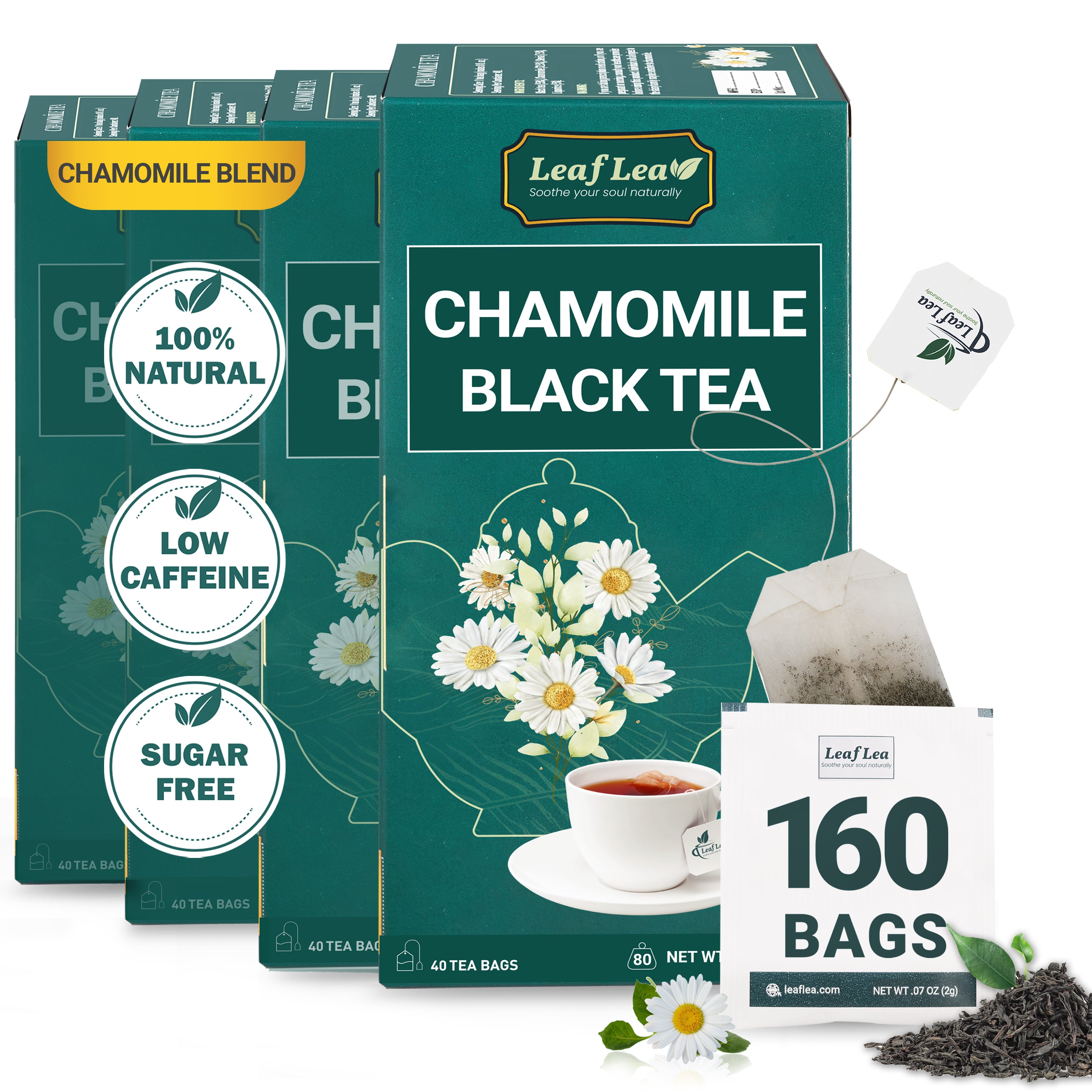 Chamomile Black Tea - Natural Relaxation & Digestive Support