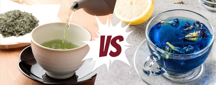 5 Key Differences Between Butterfly Pea Flower Tea and Green Tea – LeafLea
