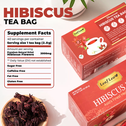 Hibiscus Tea Bags – Naturally Refreshing & Flavorful